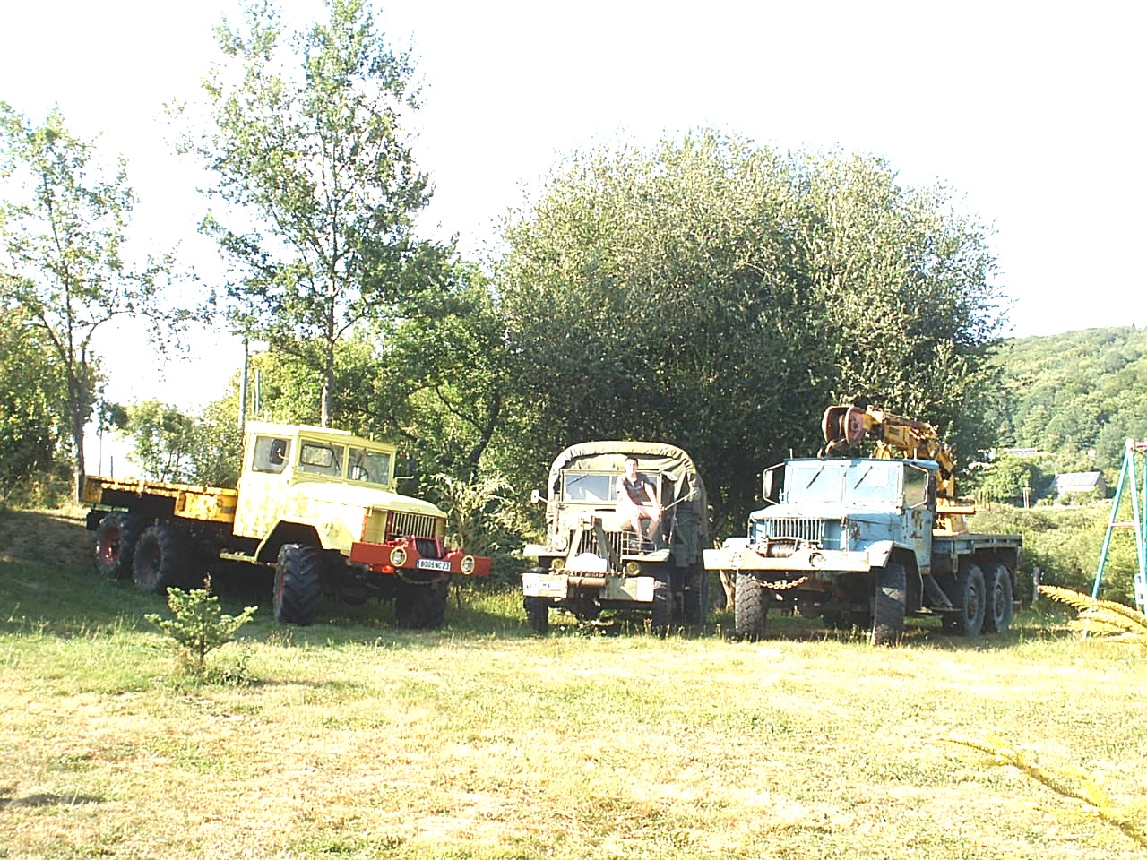 Tracteurs, camions anciens, REO, GMC, Renault 4, Trial camion, ALFA ROMEO,  GTV